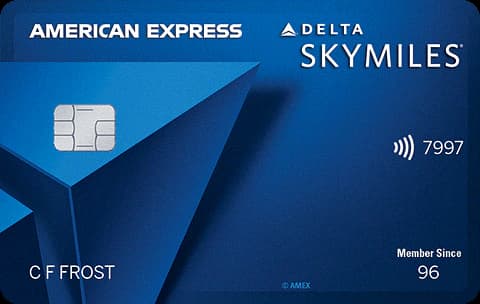 Delta SkyMiles Blue card art