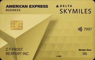 Delta SkyMiles Gold Business card art