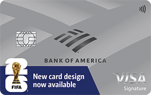 Bank of America Unlimited Cash Rewards card art