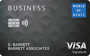 World of Hyatt Business card art