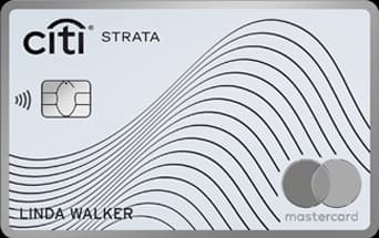 Citi Strata card art