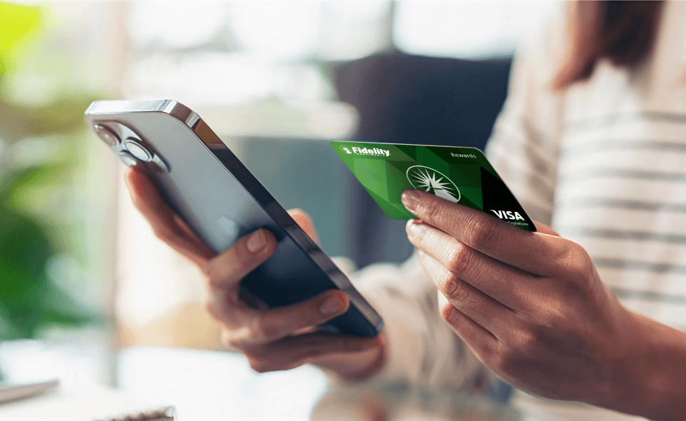 Fidelity Rewards Visa card art
