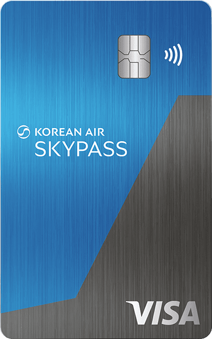 Korean Air Skypass Blue card art