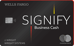 Wells Fargo Signify Business Cash card art