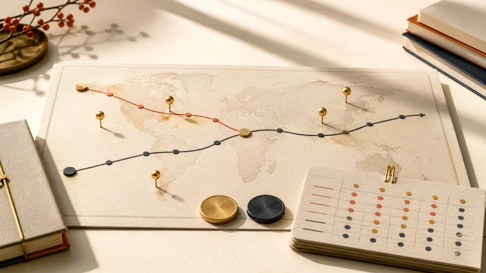 Tactile comparison materials for a Atmos Rewards decision