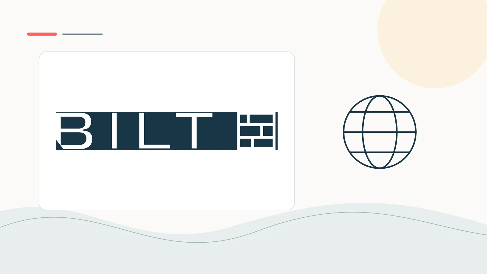 Bilt logo beside a travel motif for the earning explanation.