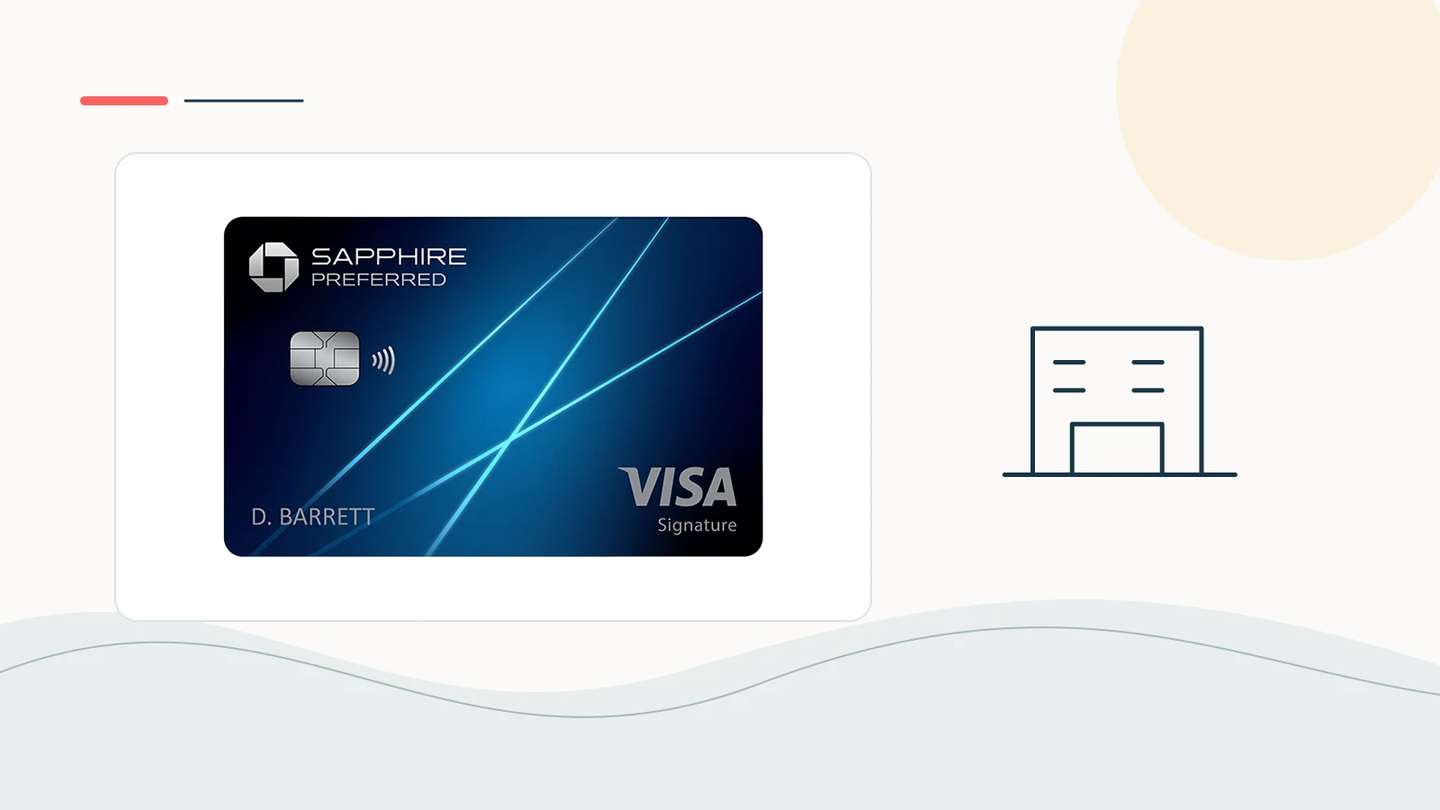 Chase Sapphire Preferred brand imagery in a clean editorial composition.