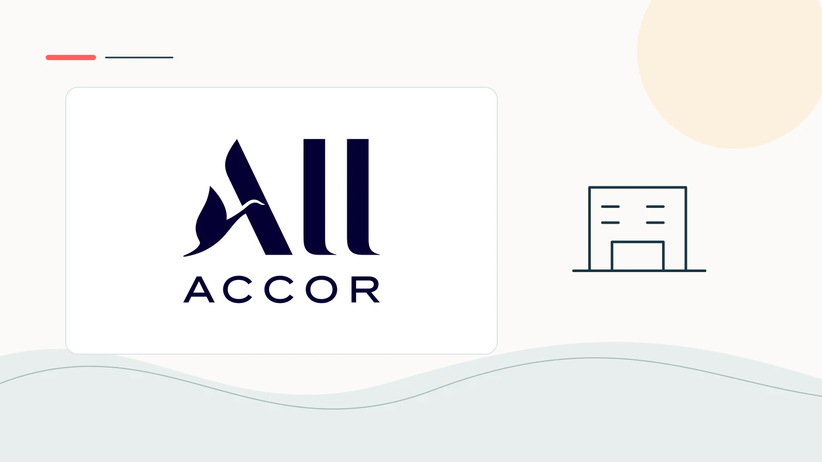 ALL Accor brand imagery in a clean editorial composition.