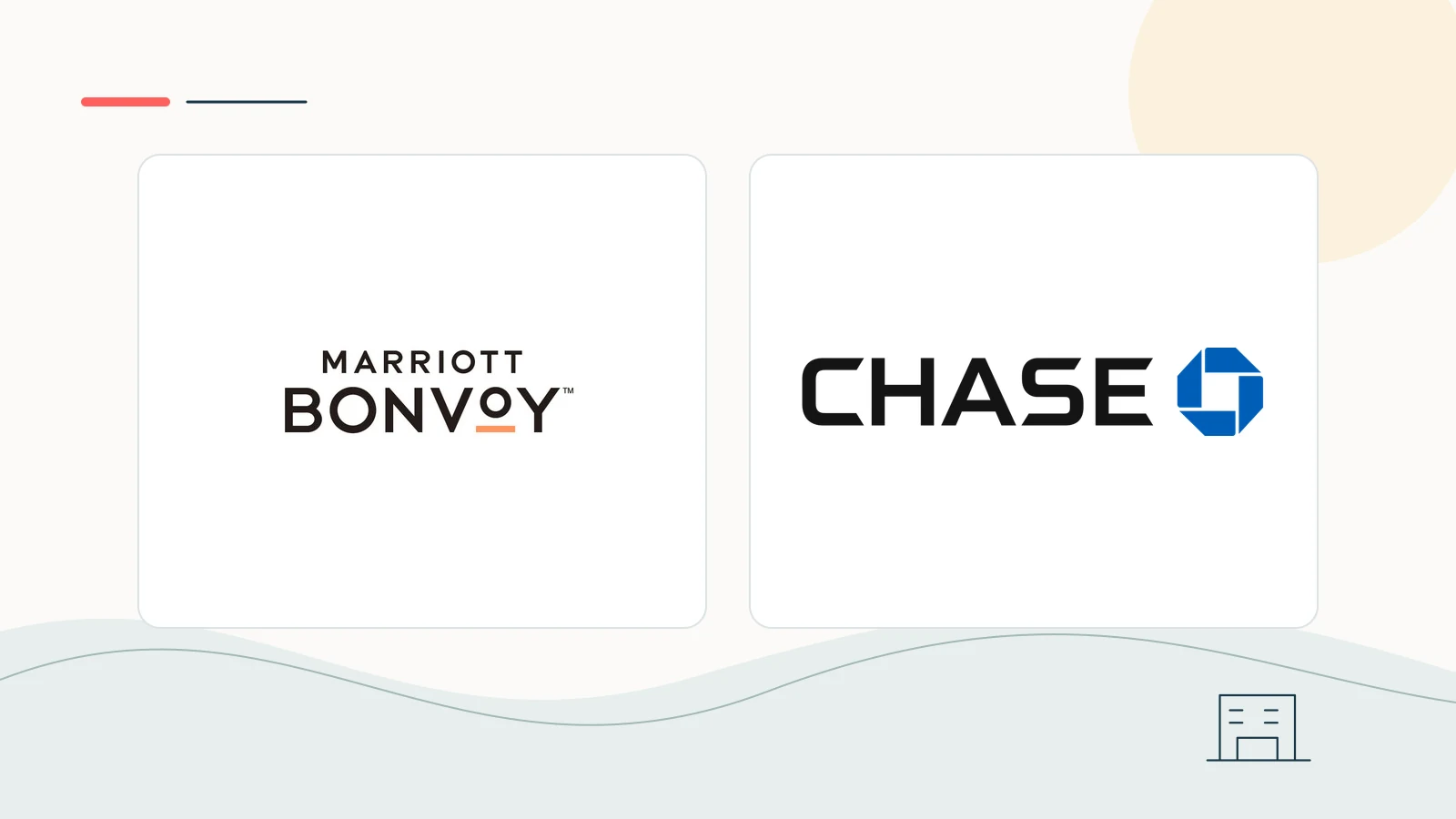 Marriott Bonvoy and Chase brand imagery in a clean editorial composition.
