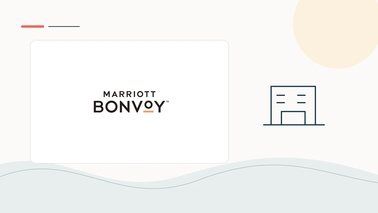 Marriott Bonvoy brand imagery in a clean editorial composition.